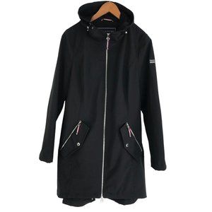 Tommy Hilfiger Womens‎ Jacket Size Medium M Ladies Hooded Zipper Pockets Coat